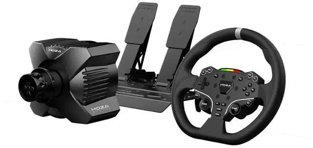 Alt view image 3 of 6 - MOZA R3 Racing Wheel and Pedals (PC Only)
