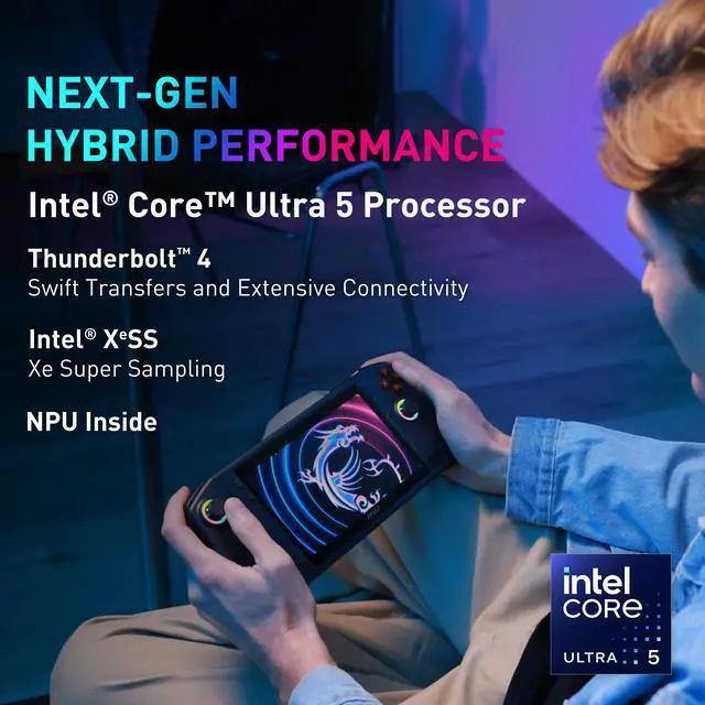 Alt view image 18 of 19 - MSI Handheld CLAW A1M-052US 7" FHD 120Hz Intel Core Ultra 5-135H 16GB 512GB