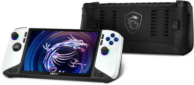 Alt view image 4 of 12 - MSI HandHeld CLAW 8 AI+ A2VM Polar Tempest Edition 8" FHD+ 120Hz  Intel® Core™ Ultra 7-258V 32GBLPDDR5x 1TB NVMe SSD WiFi7 Win 11