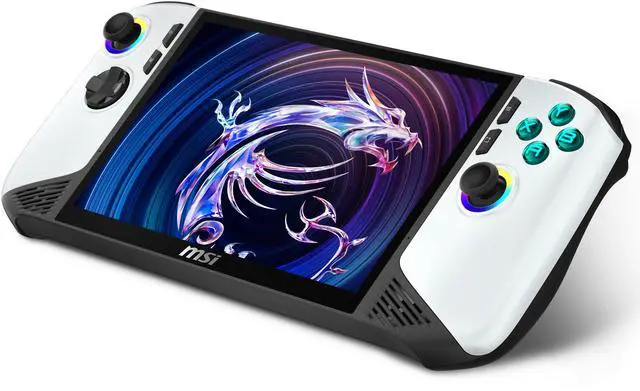 Alt view image 2 of 12 - MSI HandHeld CLAW 8 AI+ A2VM Polar Tempest Edition 8" FHD+ 120Hz  Intel® Core™ Ultra 7-258V 32GBLPDDR5x 1TB NVMe SSD WiFi7 Win 11