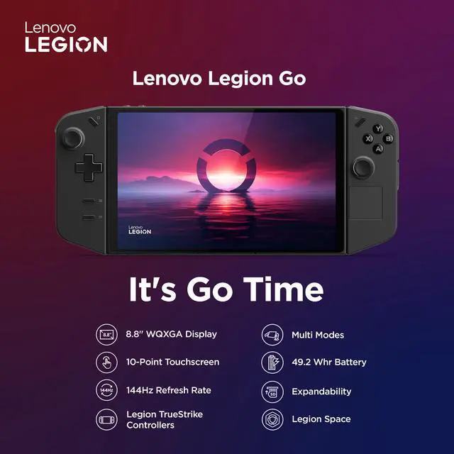 Alt view image 15 of 20 - Lenovo Legion Go Handheld Touchscreen Gaming PC - Shadow Black [AMD Ryzen Z1 Extreme 16GB RAM 512GB SSD] Includes 1 Year Legion Ultimate Support plan 24/7/365
