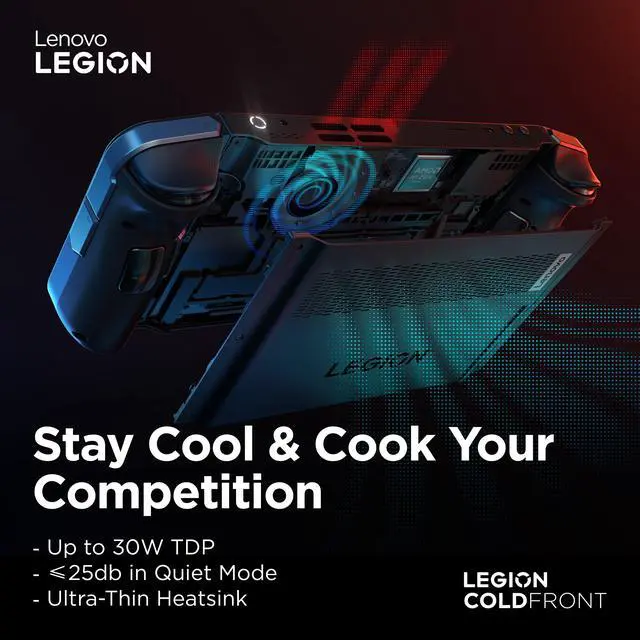 Alt view image 21 of 20 - Lenovo Legion Go Handheld Touchscreen Gaming PC - Shadow Black [AMD Ryzen Z1 Extreme 16GB RAM 512GB SSD] Includes 1 Year Legion Ultimate Support plan 24/7/365