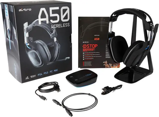 Alt view image 11 of 11 - Astro Gaming A50 Circumaural Wireless Gaming Headset