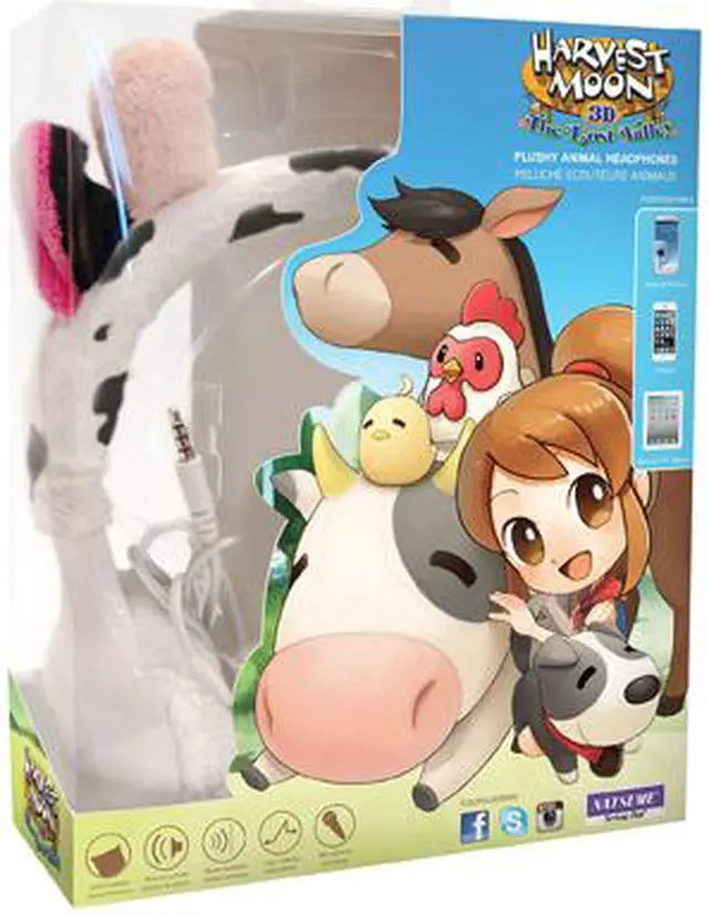 Alt view image 2 of 2 - Interworks 896557002280 Emio Harvest Moon Headphones 0228 White
