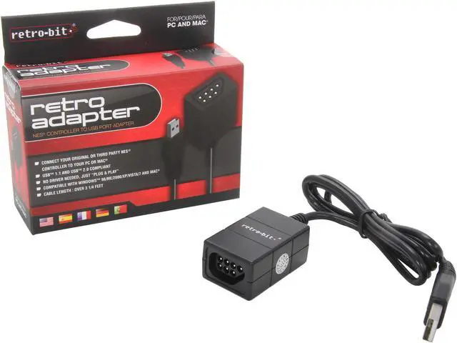 Alt view image 5 of 5 - Retro-Bit Cable - NES to PC & Mac USB Retro Adapter