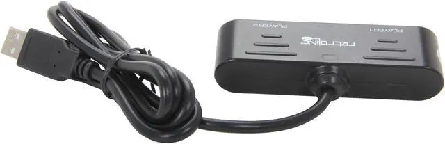Alt view image 3 of 4 - Retro-Link SNES -Controller to PC/MAC USB Adapter - Dual Port