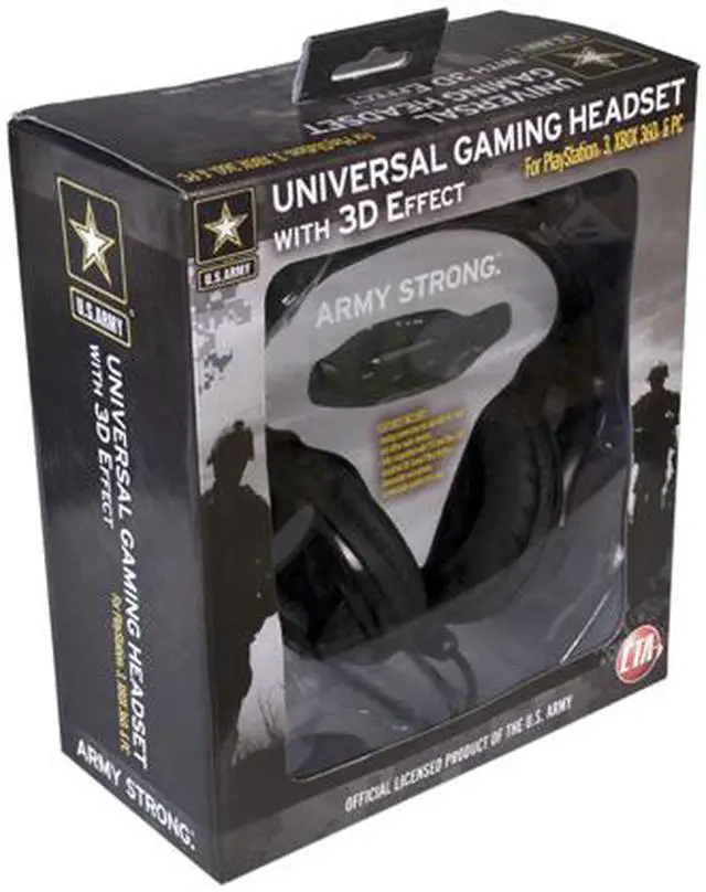 Alt view image 6 of 6 - CTA U.S. Army Universal Gaming Headset With 3D Effect for PS3/XBOX/PC