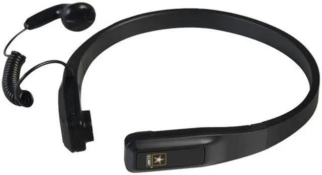 Alt view image 2 of 3 - CTA Digital U.S. Army Bluetooth Throat Mic Headset for PlayStation 3 & PC