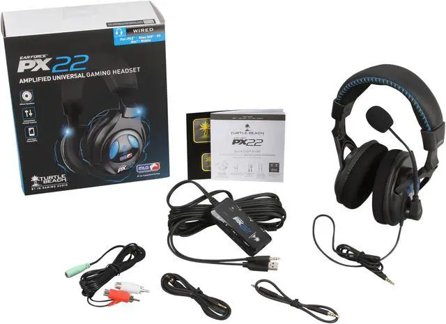 Alt view image 6 of 6 - Turtle Beach PX22 (TBS-3230-01) amplified universal gaming headset for PS3, Xbox 360 and PC