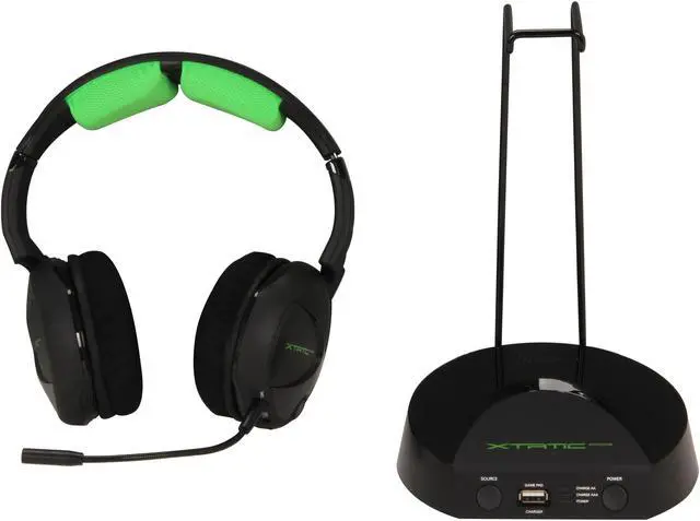 Alt view image 2 of 8 - SHARKOON X-Tatic Air Gaming Wireless Headset for Xbox 360 & PS3
