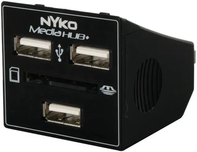 Alt view image 2 of 11 - NYKO Media Hub+ 3 USB Hub and Card Reader for PS3