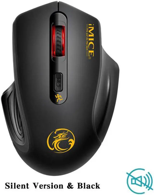 Alt view image 7 of 7 - iMice Wireless Mouse 4 Buttons 2000DPI Mause 2.4G Optical USB Silent Mouse Ergonomic Mice Wireless For Laptop PC Computer Mouse