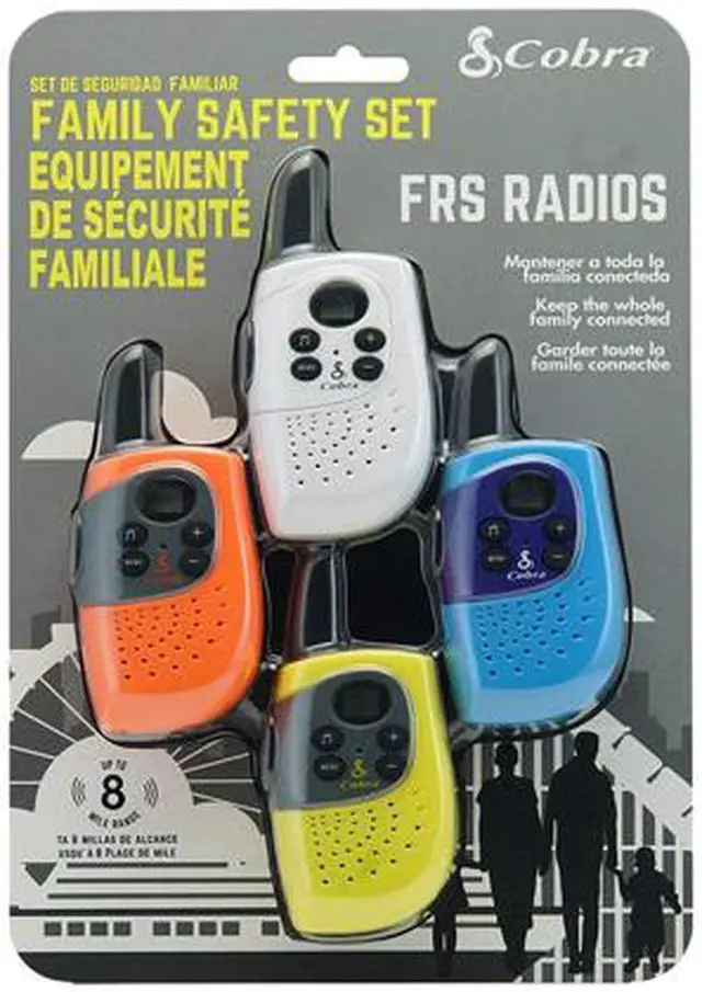 Alt view image 6 of 7 - Cobra FRS/GMRS, 2 Way Radio, 4 Pack, Canada Warranty (SH130-4)