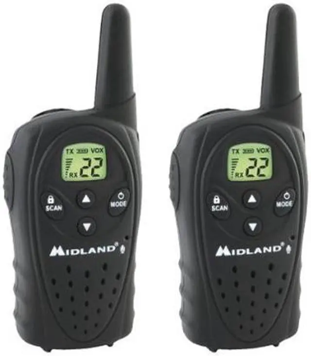 Main image of MIDLAND LXT80 22 Channel 12 Mile Two-Way Radio