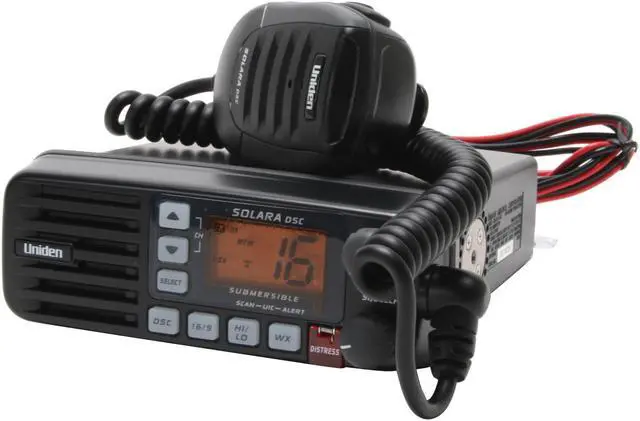 Alt view image 3 of 11 - Uniden SOLARA-DSC BLACK VHF Marine Radio