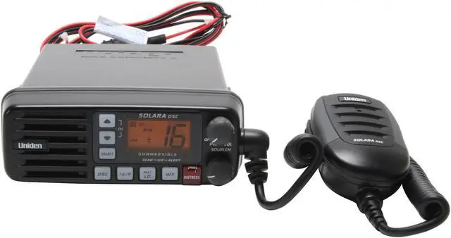 Alt view image 4 of 11 - Uniden SOLARA-DSC BLACK VHF Marine Radio