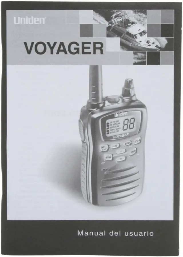Alt view image 10 of 11 - Uniden VOYAGER Ultra Compact VHF Handheld Marine Radio