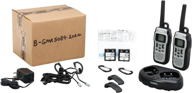 Alt view image 7 of 7 - Uniden 50 Mile Submersible FRS/GMRS Two-Way Radios (GMR5089-2CKHS)