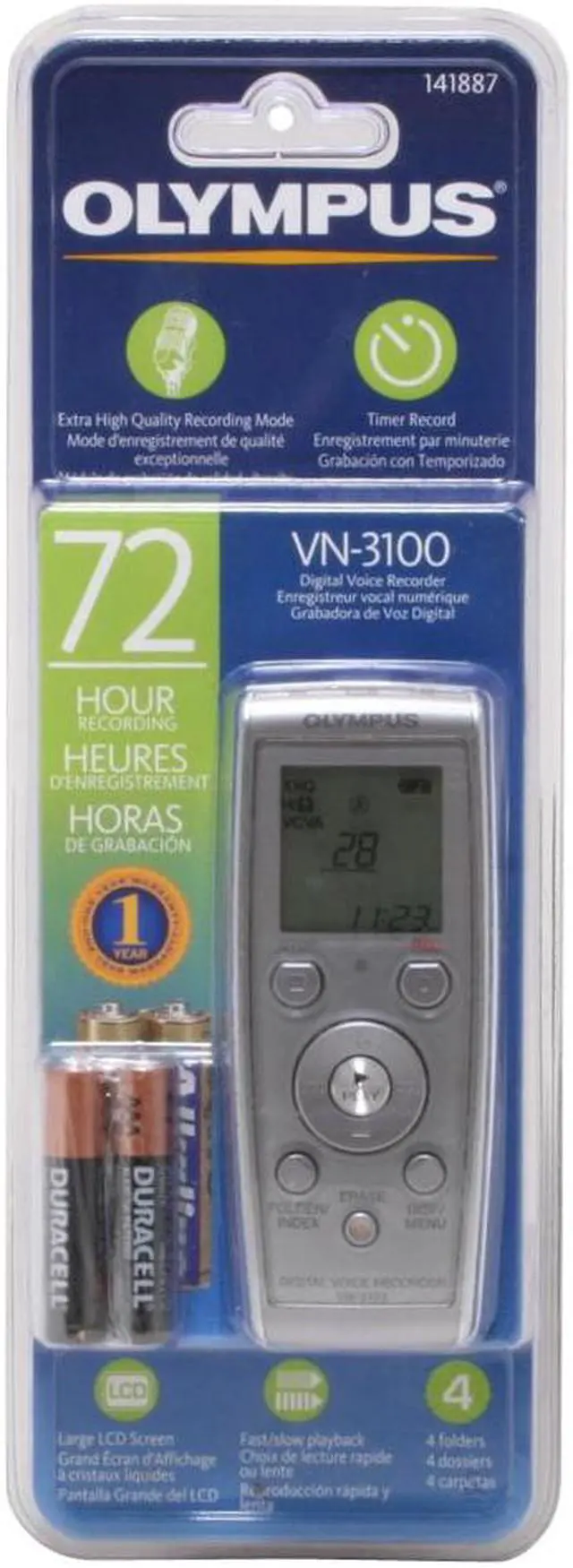 Main image of OLYMPUS VN-3100 Digital Voice Recorder