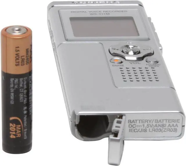 Alt view image 7 of 10 - OLYMPUS WS-311M USB PC Interface Digital Voice Recorder with Music Player