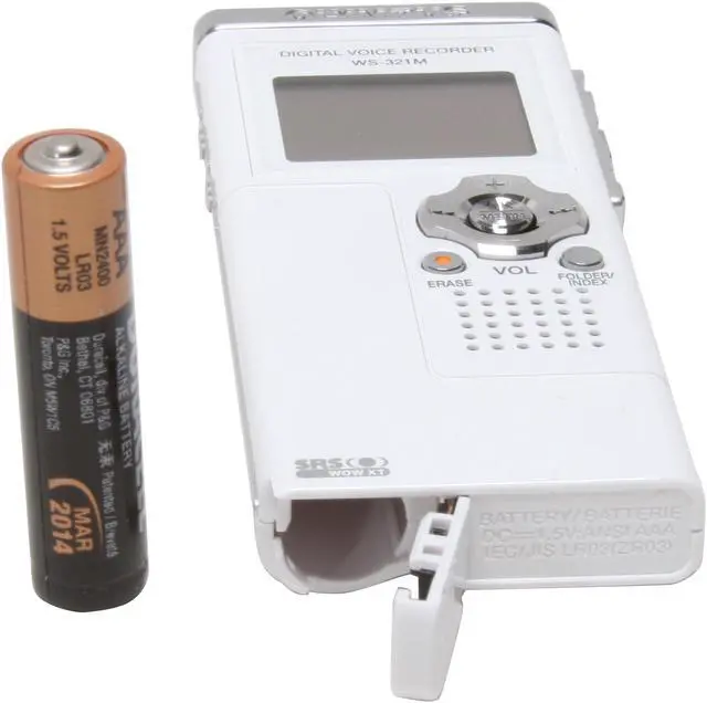Alt view image 8 of 11 - OLYMPUS WS-321M USB PC Interface Digital Voice Recorder with Music Player