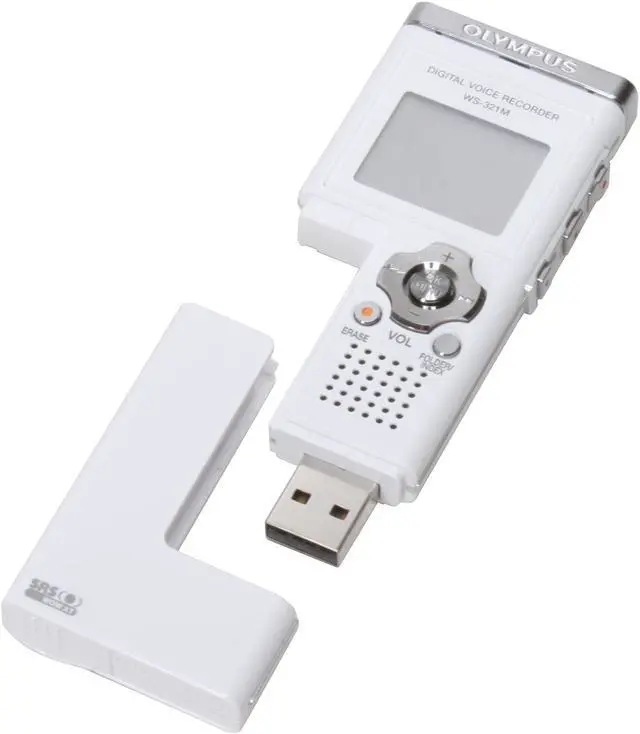 Alt view image 5 of 11 - OLYMPUS WS-321M USB PC Interface Digital Voice Recorder with Music Player