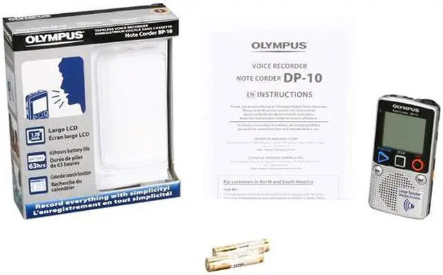 Alt view image 7 of 7 - OLYMPUS DP-10 Note Corder