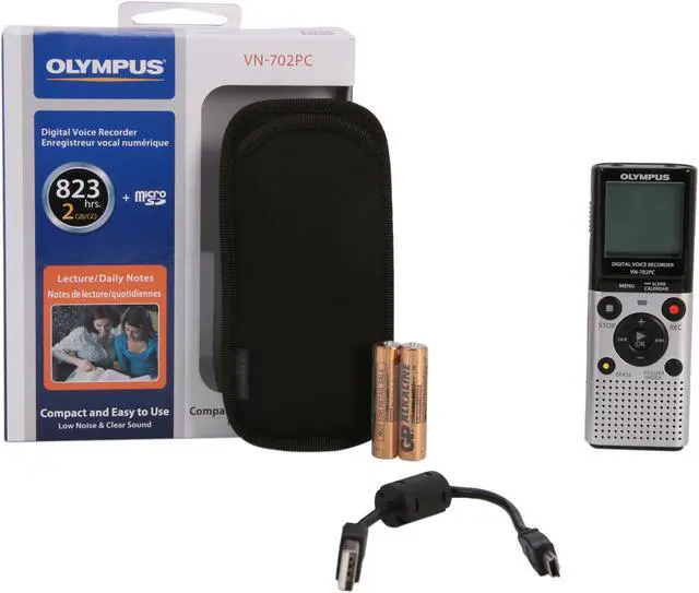 Alt view image 5 of 5 - OLYMPUS VN-702PC USB PC Interface Digital Audio Recorder