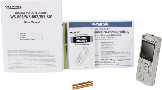 Alt view image 9 of 10 - OLYMPUS WS-801 USB PC Interface Digital Voice Recorder