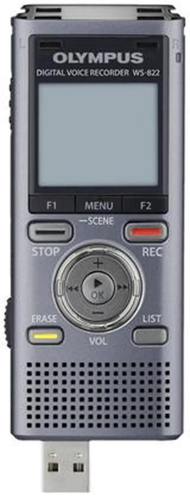 Alt view image 4 of 4 - Olympus WS-822 4GB Digital Voice Recorder