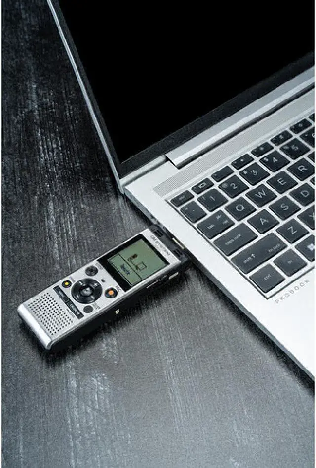 Alt view image 4 of 4 - Olympus OM SYSTEM WS-882 Digital Voice Recorder (Silver & Black)