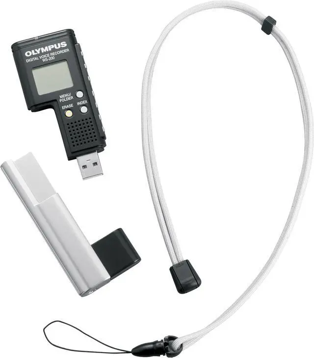 Alt view image 2 of 4 - OLYMPUS WS-200S USB2.0 PC Interface Digital Voice Recorder Up to 55 Hours of recording time