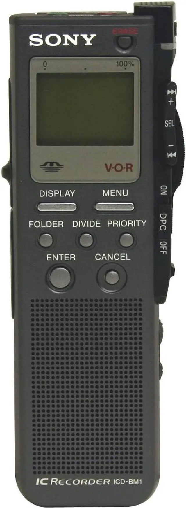 Alt view image 2 of 7 - SONY ICD-BM1 Memory Stick Media Digital Voice Recorder (Black)