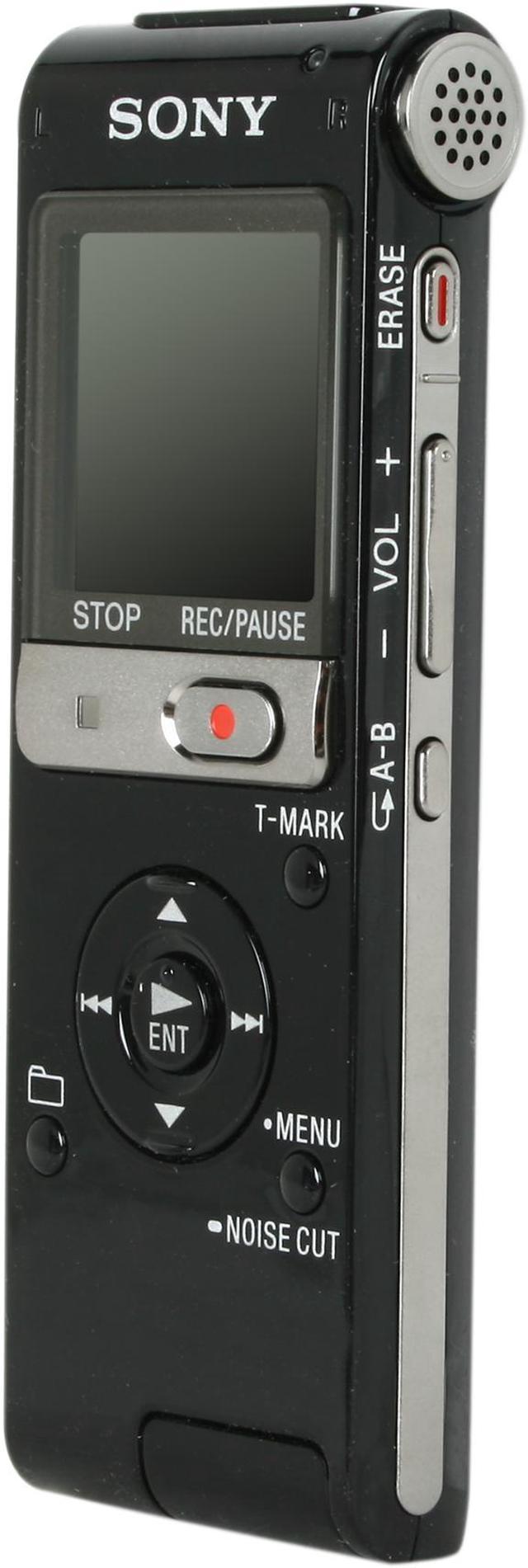 Sony ICD-UX512 2GB Flash Memory Digital Voice Recorder (Black