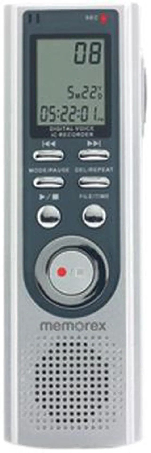 Alt view image 2 of 2 - Memorex MB2059B (513) 28-hour Digital Voice Recorder with 3-Mode Recording