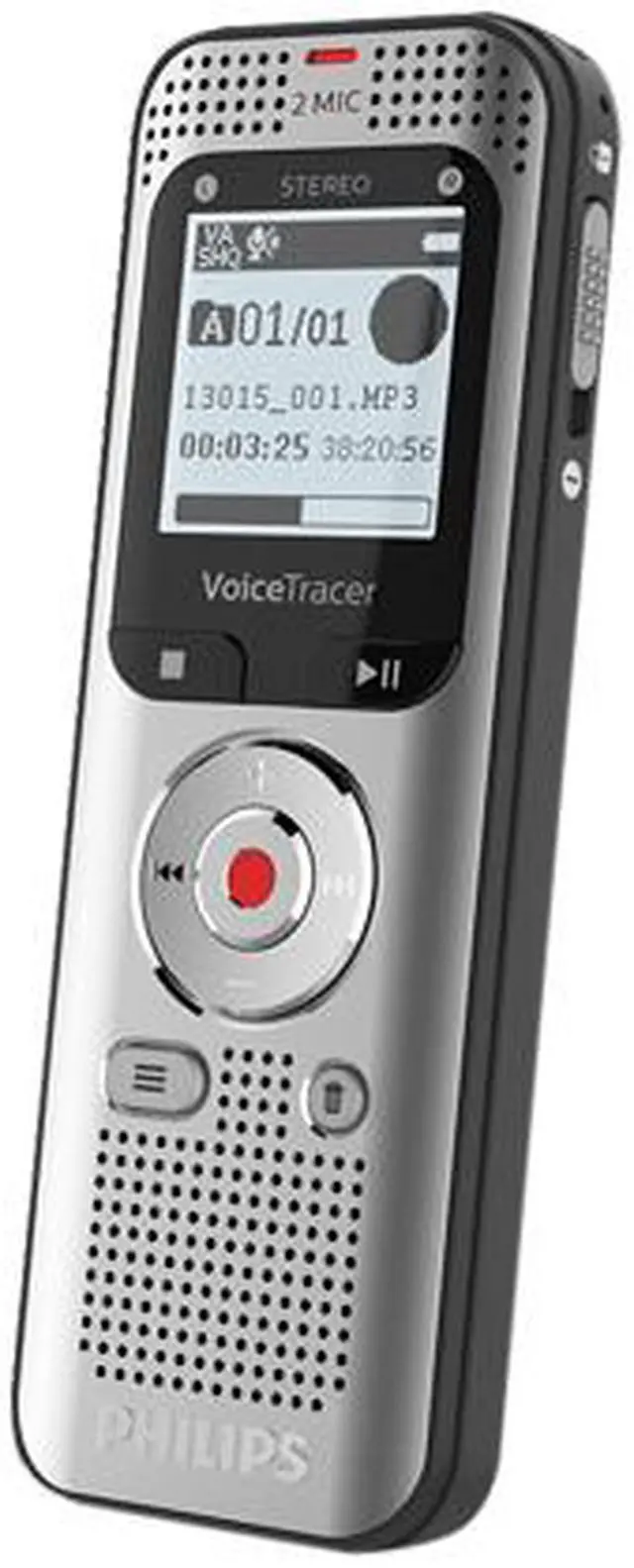 Alt view image 2 of 7 - Philips DVT2050 Voice Tracer Audio Recorder