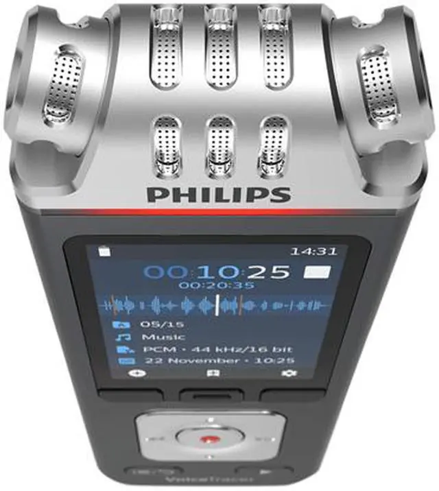 Alt view image 4 of 10 - Philips DVT7110 VoiceTracer Audio Recorder
