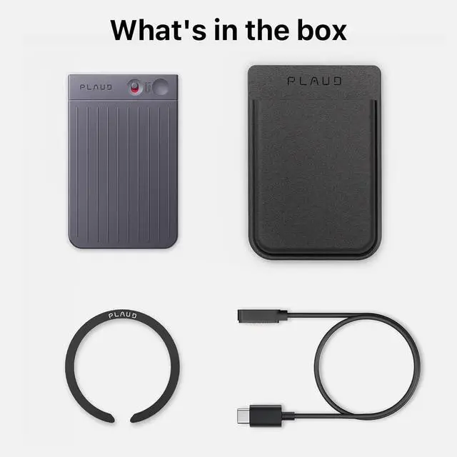 Alt view image 8 of 11 - PLAUD Note AI Voice Recorder (with Black Magnetic Case) AI Transcribe & Summarize, Support 112 Languages, Audio Recorder for Lectures and Meetings, App Control, AI Notetaker BLACK