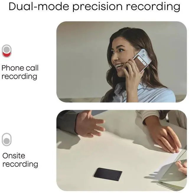 Alt view image 2 of 4 - PLAUD Note AI Voice Recorder w/ Black Magnetic Case, AI Transcribe & Summarize, Support 112 Languages, AI Notetaker for Lectures and Meetings (BLACK)