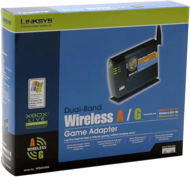 Alt view image 5 of 5 - LINKSYS Wireless A/G Game Adapter