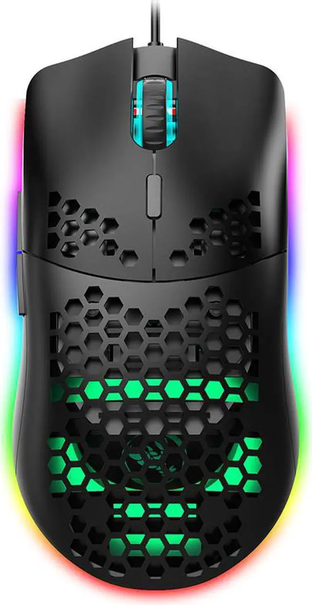 Main image of Highend Lightweight USB Wired Gaming Mouse RGB Mice 6 Adjustable DPI Honeycomb Hollow Ergonomic For Computer Laptop