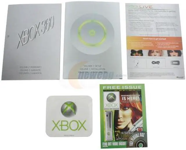 Alt view image 11 of 11 - Microsoft Xbox 360 Deluxe Console 20 GB Hard drive White