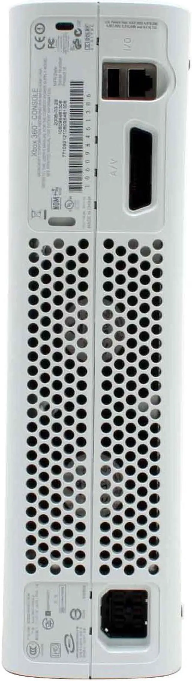 Alt view image 5 of 12 - Microsoft Xbox 360 Core White