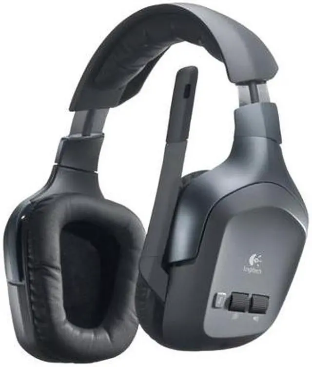Alt view image 3 of 3 - Logitech Wireless Headset F540