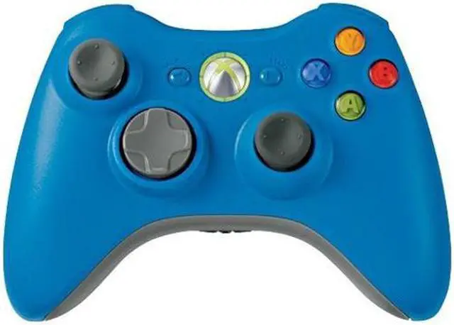 Main image of Microsoft Xbox 360 Wireless Controller Blue