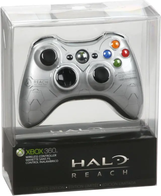 Alt view image 7 of 7 - Microsoft XBOX 360 Halo Reach Wireless Controller