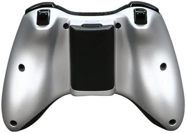 Alt view image 4 of 7 - Microsoft Xbox 360 Wireless Controller w/Play & ChargePack Silver