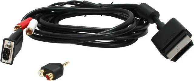 Alt view image 3 of 5 - Microsoft Xbox 360 VGA HD AV Cable