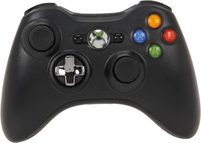 Alt view image 2 of 5 - Xbox 360 Wireless Controller with Play & Charge Kit Black
