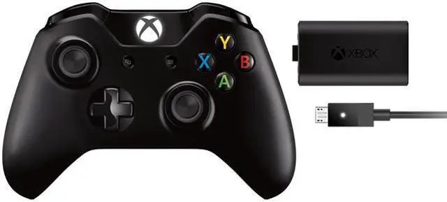 Main image of Microsoft Xbox One Wireless Controller with Play & Charge Kit